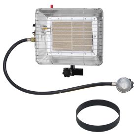 Propane Tank Top Heater, 13000 BTU Rapid Heating 180-Degree Infrared Radiant Tank Top Gas Heater