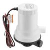 Livewell Pump for Boat, 12V 1600 GPH Straight Livewell Aerator Pump with Dual Inlet, ABA Housing & Detachable Motor Cartridge