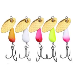 Single Hook Sequins Road Runner Bait Fishing False Lures (Color: Multi-Color)