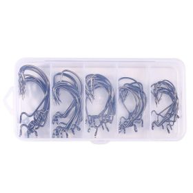 Outdoor Fishing Cranked Stripers Hook Set (Color: Black)