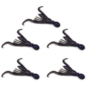 Simulated Squid Soft Bait Sea Fishing Octopus False Lure (Color: As pic show)